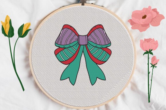 Bow Embroidery: A Craft Fair-Ready Design