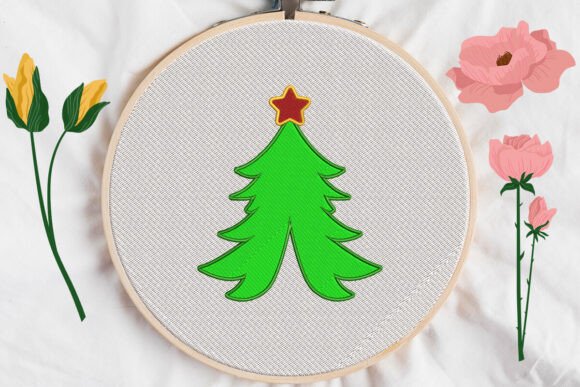 Christmas Tree Embroidery