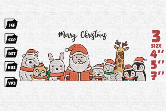 Cute Christmas Embroidery