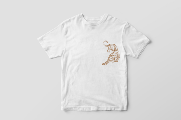 Tiger Embroidery Design